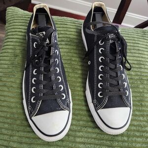 Converse Men's Black Canvas Sneakers